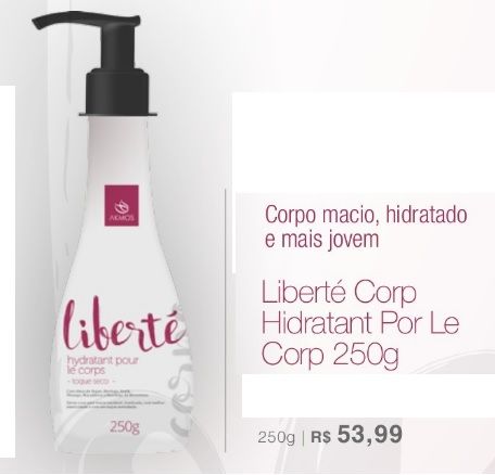 Liberté Corp Hydratant Pour les Corp 250g - Para o Corpo.