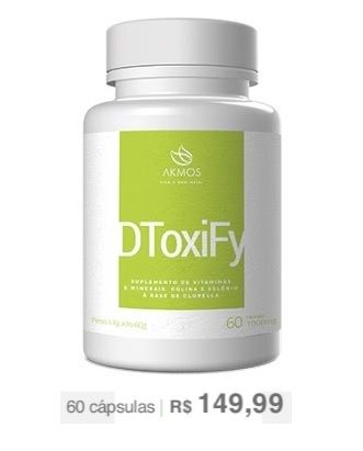 Wellness DToxiFy - 60 Cápsulas.