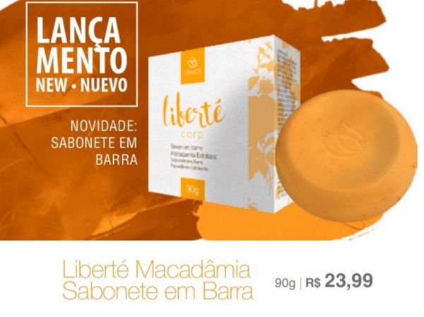 Liberté Macadâmia Sabonete em Barra 90g.