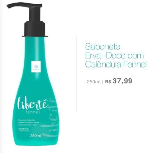 Sabonete Erva-Doce com Calêndula Fennel 250Ml